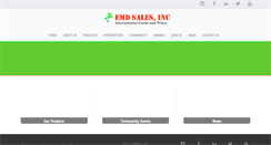 Desktop Screenshot of emdsalesinc.com